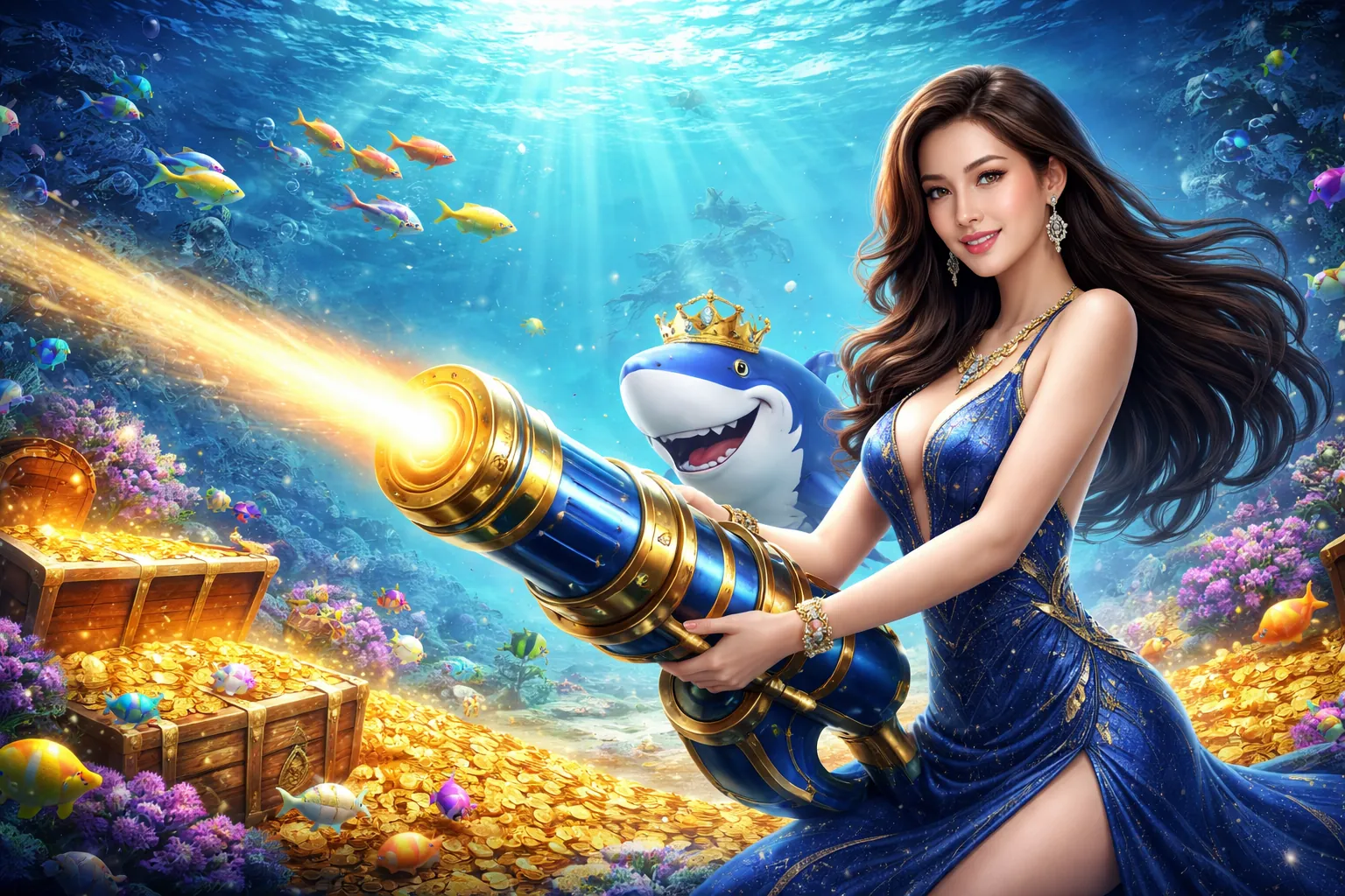 Hình ảnh đại dương bắn cá rực rỡ tại Zbet.me